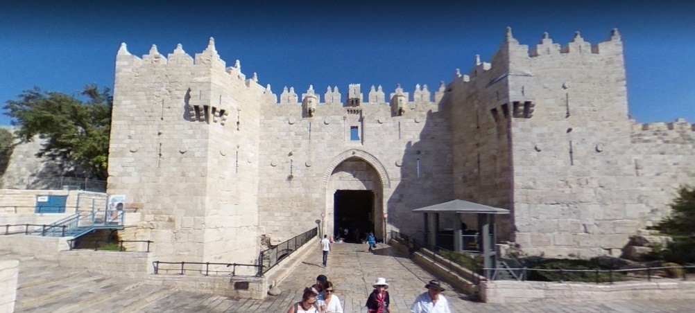 예루살렘에서 볼 수 있는 것. 다마스쿠스 문