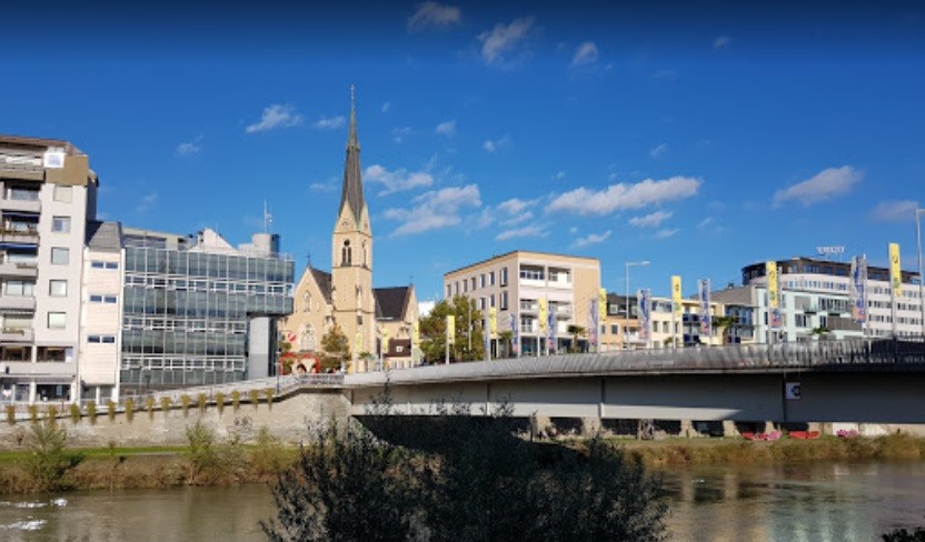 Travel in Austria - the city of Villach